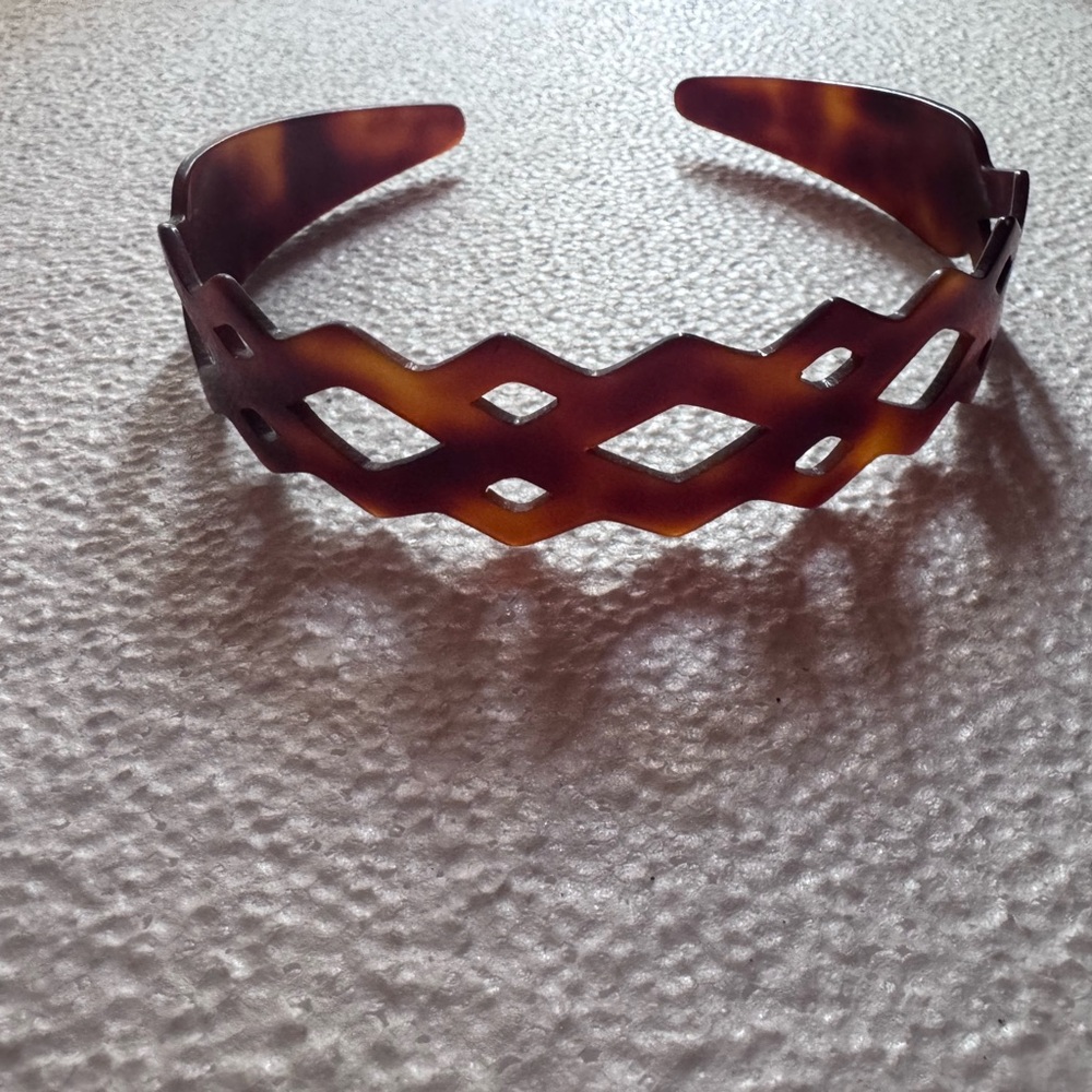 Vintage Bloomingdale's Tortoiseshell Pattern Hairband Circa 1990s NYC